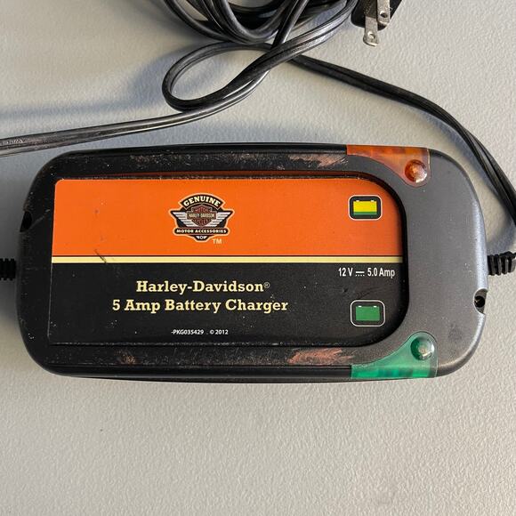 Harley-Davidson 5 Amp-12V Motorcycle Battery Charger TESTED - Picture 1 of 8